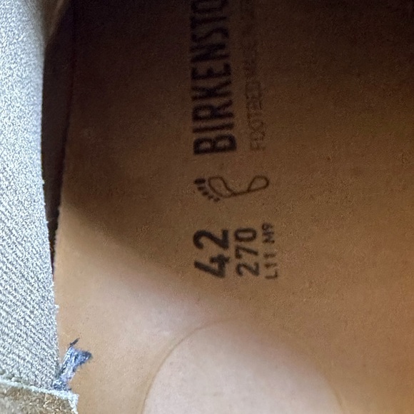 Birkenstock Tan Leather Footbed - Picture 5 of 10